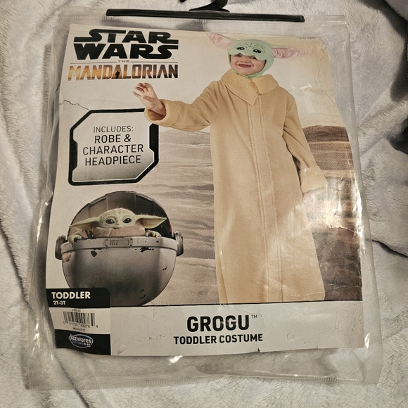 Star Wars Grogu Mandalorian Baby Yoda 2T 3T Halloween Costume - Picture 1 of 7